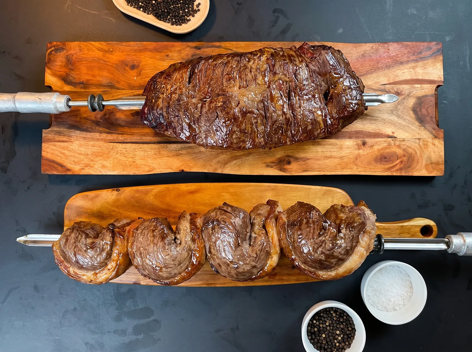 Grill department at Brasa Meat Market